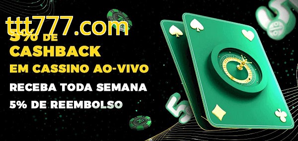 Promoções do cassino ao Vivo ttt777.com